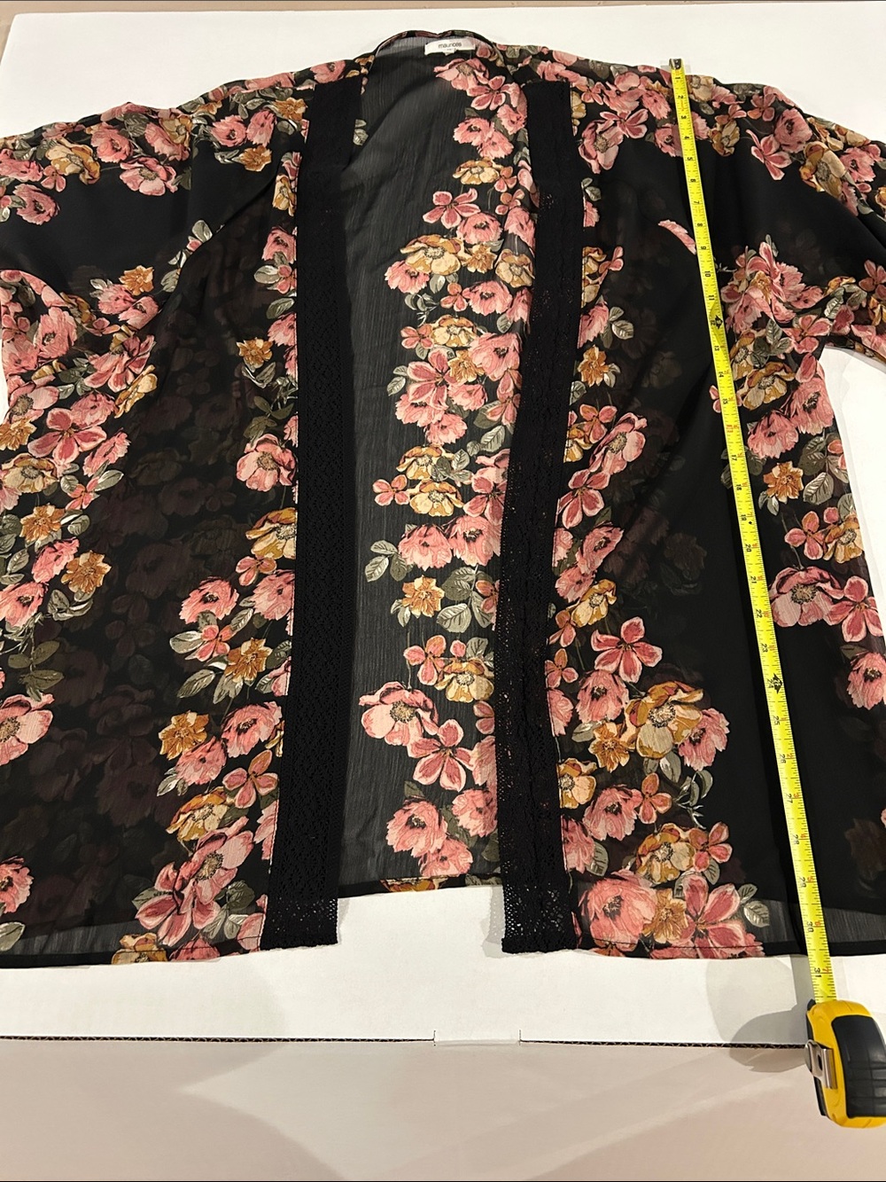 Maurice’s cardigan kimono size 1X